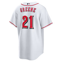 Cincinnati Reds Hunter Greene White Home Replica Jersey
