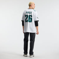 Philadelphia Eagles Saquon Barkley White Game Jersey
