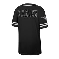 North Carolina Central Eagles Free Spirited Mesh Button-Up Baseball Jersey - Black