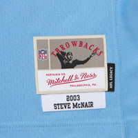 Tennessee Titans Steve McNair Light Blue 2003 Legacy Replica Jersey
