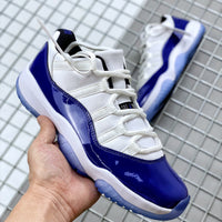 Low Top Sneakers, Blue White Colorway, Lace Up Design, Casual Gift for Sneaker Fans
