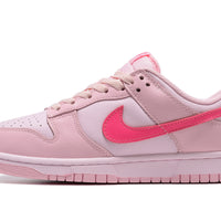 Low Top Sneakers, Pink Colorway, Lace Up Design, Casual Gift for Sneaker Fans