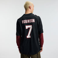 Atlanta Falcons Bijan Robinson Black Throwback Game Jersey