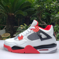 Sneakers, White Black Red Colorway, Lace Up Design, Casual Gift for Sneaker Fans