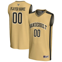 Vanderbilt Commodores NIL Pick-A-Player Lightweight Basketball Fashion Jersey - Gold