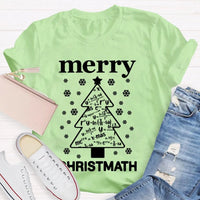 Humorous Math Christmas Shirt, Merry Christmath T-Shirt, Math Pun Holiday Graphic Tee, Mathematics Teacher Christmas Present, Student Xmas Top