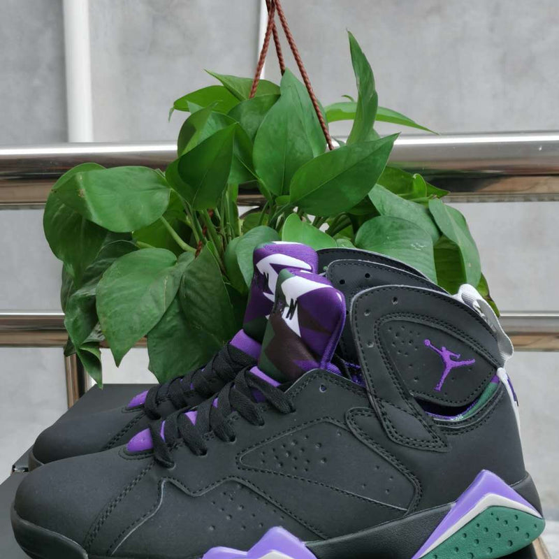 Sneakers, Black Purple Gray Colorway, Lace Up Design, Casual Gift for Sneaker Fans