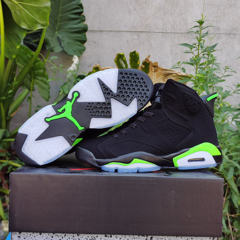 Sneakers, Neon Green Black Colorway, Lace Up Design, Casual Gift for Sneaker Fans