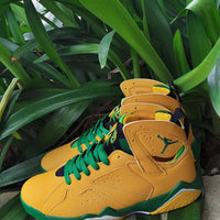 Sneakers, Yellow Green Colorway, Lace Up Design, Casual Gift for Sneaker Fans