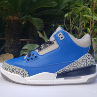 Low Top Sneakers, Blue Black Colorway, Lace Up Design, Casual Gift for Sneaker Fans