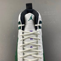 Low Top Sneakers, White Green Purple Colorway, Lace Up Design, Casual Gift for Sneaker Fans