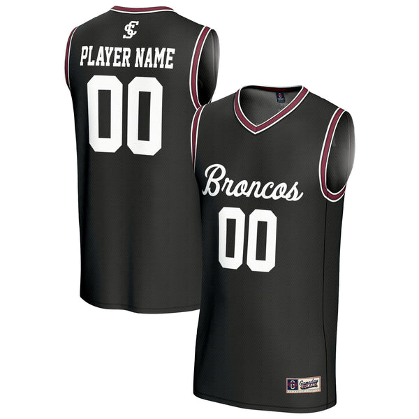 Santa Clara Broncos NIL Pick-A-Player Basketball Lightweight Jersey - Black