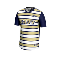 #1 Navy Midshipmen Lightweight Soccer Fashion Jersey - Navy