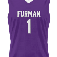 #1 Furman Paladins Lightweight Basketball Jersey - Purple