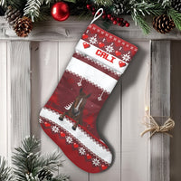 Custom Name Holiday Stocking, Personalized Horse Christmas Stocking, Velboa Equestrian Xmas Stocking, Horse Lover Fireplace Mantel Decor