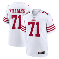 San Francisco 49ers Trent Williams White Player Game Jersey