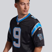 Carolina Panthers Bryce Young Black Team Game Jersey