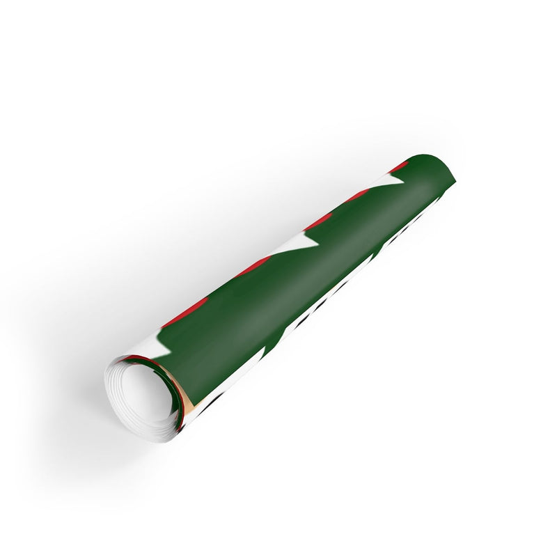 Red Ornament Gift Wrap, Christmas Tree Wrapping Paper, Holiday Wrapping Paper Roll, Festive Christmas Gift Wrapping Paper, Xmas Present Wrap
