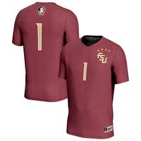 #1 Florida State Seminoles Lightweight Collegiate Soccer Fashion Jersey - Garnet
