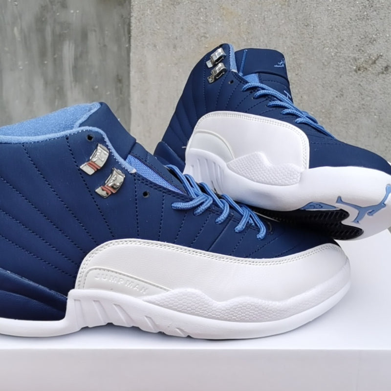 Sneakers, Blue White Colorway, Lace Up Design, Casual Gift for Sneaker Fans