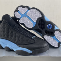 Sneakers, University Blue Black Colorway, Lace Up Design, Casual Gift for Sneaker Fans