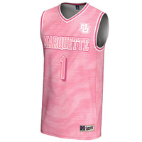 #1 Marquette Golden Eagles Lightweight Basketball Jersey - Pink