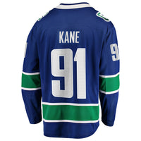 Vancouver Canucks Evander Kane Blue Home Breakaway Jersey