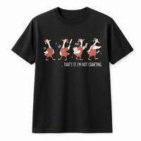 Humorous Nurse T-Shirt, Thats It Im Not Charting Nurse Shirt, Christmas Duck Graphic Tee, Adorable Nurse Holiday Shirt, Healthcare Worker Present