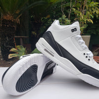 Sneakers, White Black Colorway, Lace Up Design, Casual Gift for Sneaker Fans