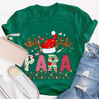 Santa Hat Holiday Paraeducator Tee, Paraprofessional Christmas Lights Shirt, Adorable Christmas SPED T-Shirt, School Staff Xmas Shirt