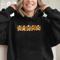 Adorable Holiday Cookies Sweatshirt, Gingerbread Man Christmas Hoodie, Festive Baker Pullover, Winter Xmas Cookie Hoodie, Baker Present Sweater