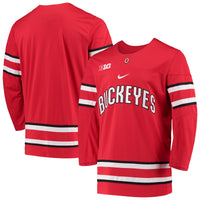 Ohio State Buckeyes Replica Team Hockey Jersey - Scarlet