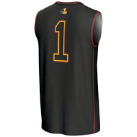 #1 Loyola Chicago Ramblers Lightweight Basketball Jersey - Black