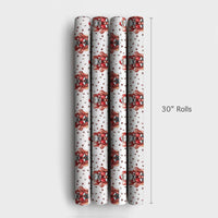 Diverse Santa Christmas Gift Wrap, Handheld Gamer Santa Wrapping Paper, Modern Holiday Wrapping Paper, Gamer Present Paper Roll