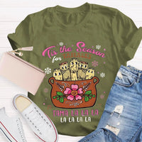 Humorous Latin Food Christmas T-Shirt, Tis the Season Tamale Shirt, Festive Tamales Graphic Tee, Mexican Food Holiday Shirt, Foodie Xmas Present