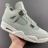 Low Top Sneakers, Green Silver Sail Colorway, Lace Up Design, Casual Gift for Sneaker Fans