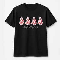 Humorous Candy Cane Christmas T-Shirt, Oh Christmas Tree T-Shirt, Adorable Holiday Graphic Tee, Festive Xmas Tree T-Shirt, Christmas Present
