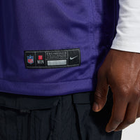 Baltimore Ravens Lamar Jackson Purple Team Game Jersey