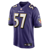 Baltimore Ravens Bart Scott Purple Game Retired Player Jersey