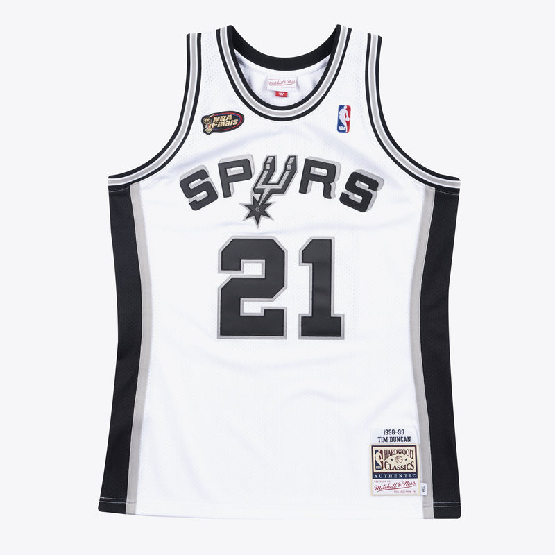 San Antonio Spurs Authentic Jersey Home Finals Tim Duncan 1998-99