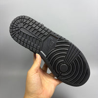 High Top Sneakers, Black Colorway, Strap Design, Casual Gift for Sneaker Fans