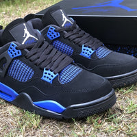 Sneakers, Blue Black Colorway, Lace Up Design, Casual Gift for Sneaker Fans
