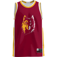 Northern State University Wolves Lightweight Basketball Jersey - Maroon