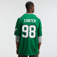 Philadelphia Eagles Jalen Carter Kelly Green Alternate Game Jersey
