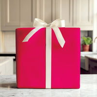 Classic Bright Red Gift Wrapping Paper, Solid Red Wrapping Paper, Christmas Wrapping Paper, Birthday Gift Wrap Roll, Holiday Present Paper