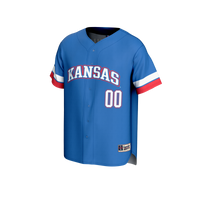 Kansas Jayhawks NIL Pick-A-Player Lightweight Baseball Jersey - Royal
