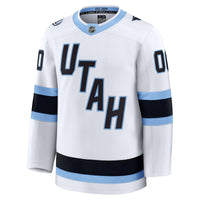 Utah Mammoth White Away Premium Custom Jersey