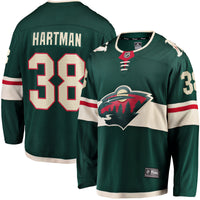 Minnesota Wild Ryan Hartman Green Home Breakaway Player Jersey