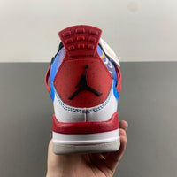 Low Top Sneakers, Blue White Red Colorway, Mismatched Colorway, Lace Up Design, Casual Gift for Sneaker Fans
