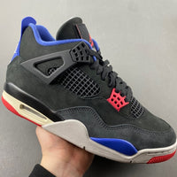 Low Top Sneakers, Blue Black Red Colorway, Lace Up Design, Casual Gift for Sneaker Fans